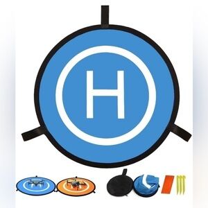 Drone Landing Pad for RC Drones Helicopter, PVB Drones, DJI Mavic Pro Phantom